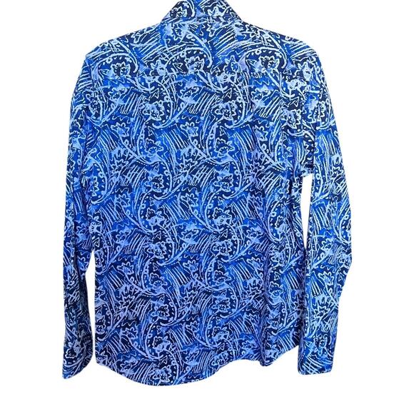 Robert Graham Arches Long Sleeve Button Down Woven Paisley Shirt Men Size S - Picture 4 of 8